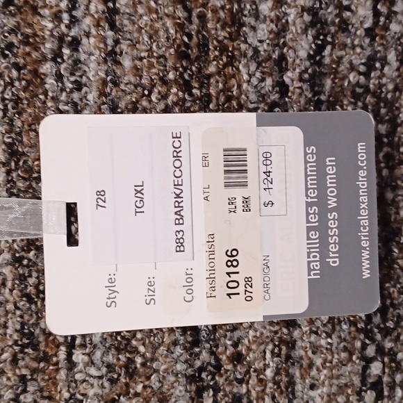 Eric Alexandre "Bark" Boucle Knit Skirt Suit NEW- Sz. 42/XL - Picture 12 of 16